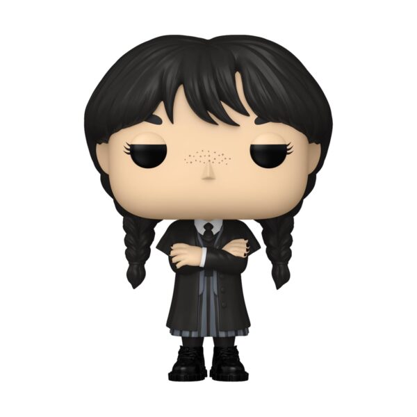 Funko Pop! Television: Wednesday - Wednesday Addams (Black Coat) #1815 Vinyl Figure