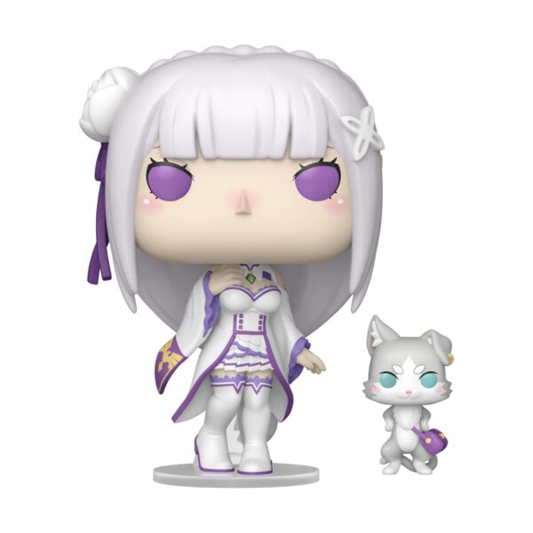 Funko Pop! Animation: Re:ZERO: Starting Life in Another World - Emilia with Puck #2112 Vinyl Figures