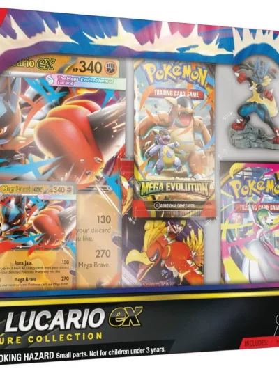Pokémon Trading Card Game Mega Lucario Ex Figure Collection