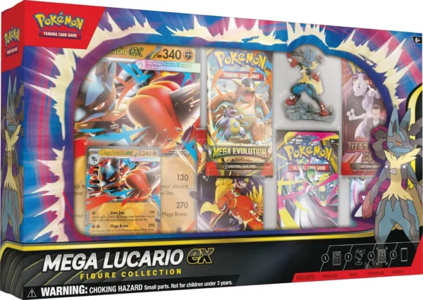 Pokémon Trading Card Game Mega Lucario Ex Figure Collection