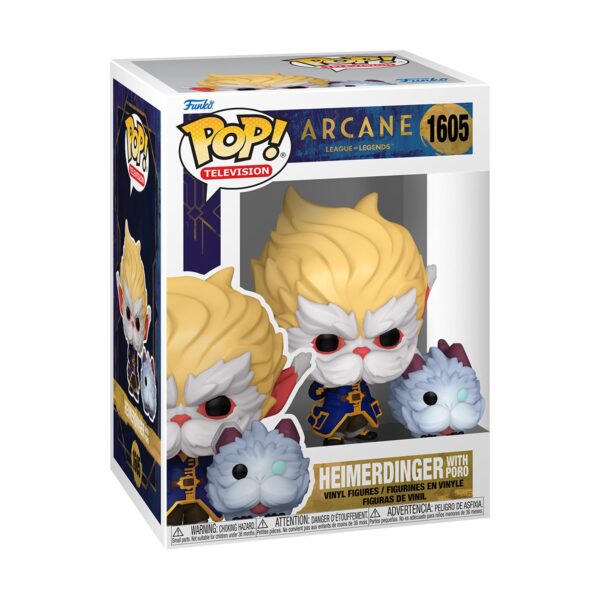 Arcane - Heimerdinger with Poro Funko POP! Television #1605