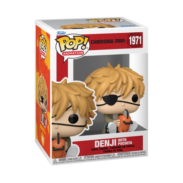 Chainsaw Man - Denji with Pochita Funko POP! Animation #1971