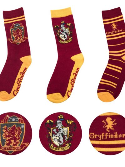Harry Potter - Gryffindor Socks 3 Pack