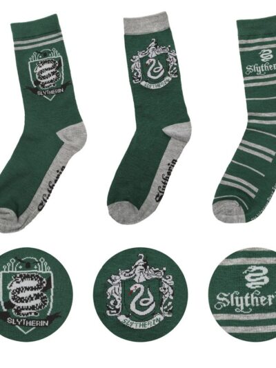 Harry Potter - Slytherin Socks 3 Pack