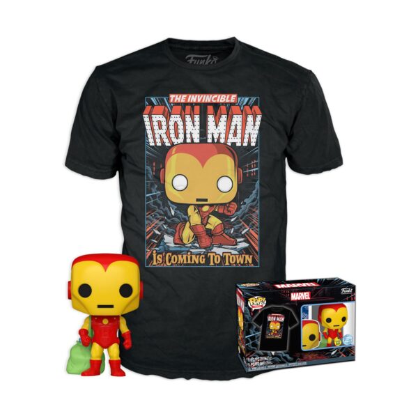 Marvel - Iron Man Funko POP! Tees #1282 (M)