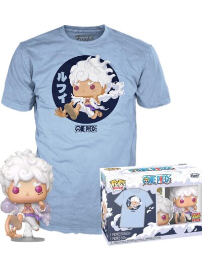 One Piece - Luffy Gear Five Funko POP! Tees #1607 (L)