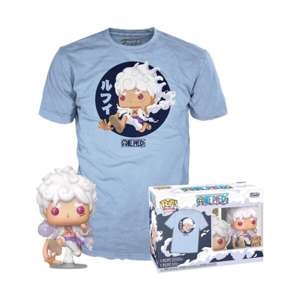 One Piece - Luffy Gear Five Funko POP! Tees #1607 (L)