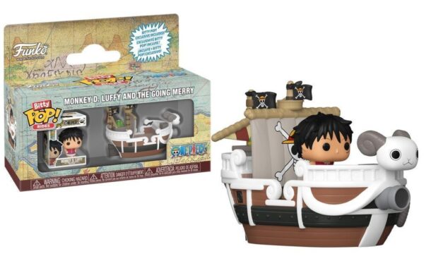 One Piece - Monkey D. Luffy and the Going Merry Funko Bitty POP! Rides