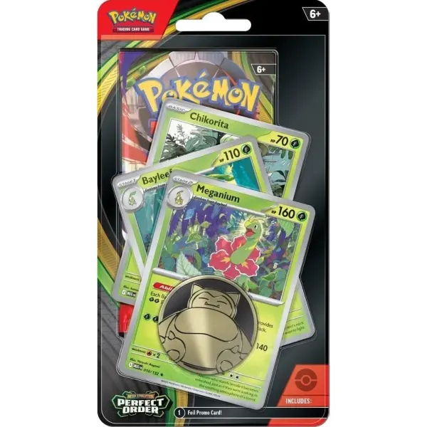 Pokémon Trading Card Game Mega Evolution Perfect Order Foil Promo Card!