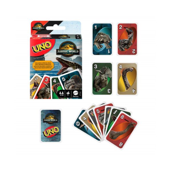 UNO Jurassic World Rebirth Card Game