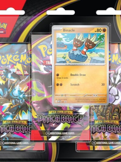 Pokémon Trading Card Game Mega Evolution Pitch Black 3-Booster Blister