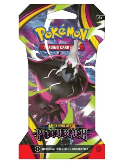 Pokémon Trading Card Game Mega Evolution Pitch Black Sleeved Booster