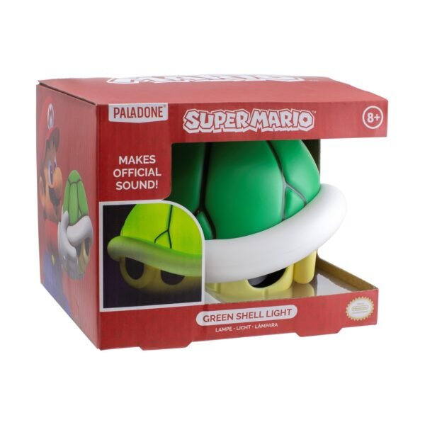 Paladone Nintendo: Super Mario - Green Shell Light with Sound (PP8028NNV2)