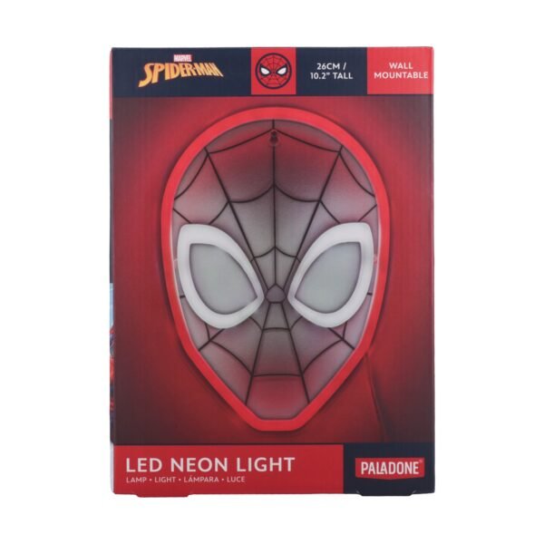 Paladone Marvel: Spiderman - Wall Mountable LED Neon Light (PP14000SPMVN)
