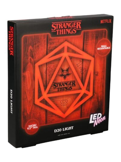 Paladone: Stranger Things 5 - D20 Wall Mountable LED Neon Light (PP14622STVN)