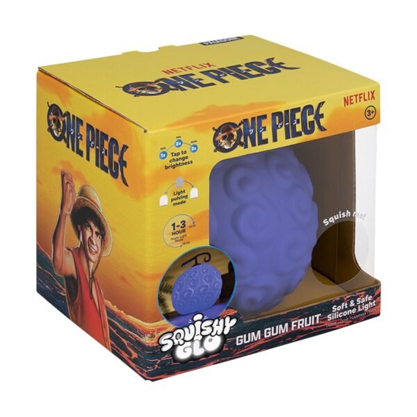 Paladone SquishyGlo: One Piece - GumGum Fruit Silicone Light Rechargeable (PP14339OPNF)