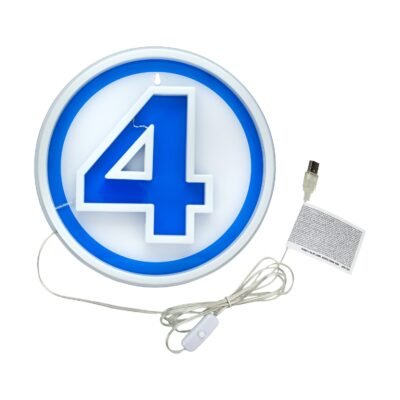 Paladone Marvel: Fantastic 4 - Wall Mountable LED Neon Light (PP14789MUVN)