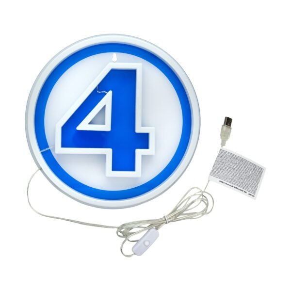 Paladone Marvel: Fantastic 4 - Wall Mountable LED Neon Light (PP14789MUVN)