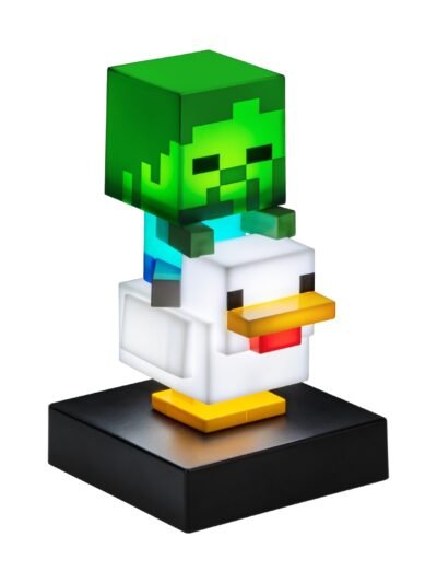 114516-0 Paladone Icons: Minecraft - Chicken Jockey Light (PP16289MCF)