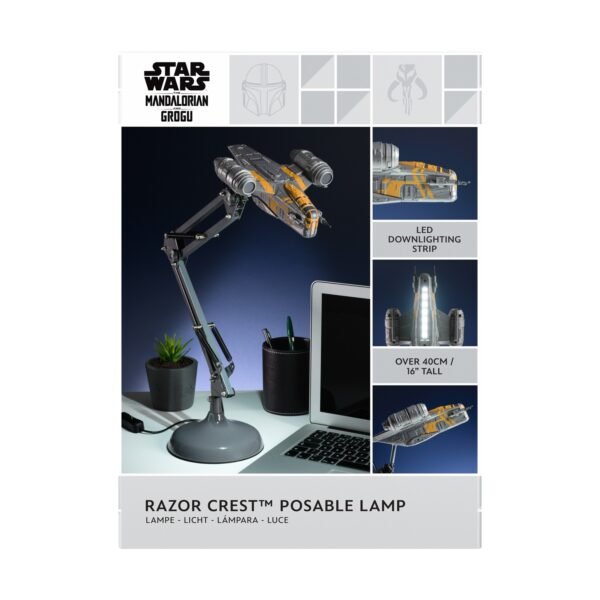 Paladone Disney: Star Wars The Mandalorian & Grogu - Razor Crest Posable Lamp (PP15868MAN)
