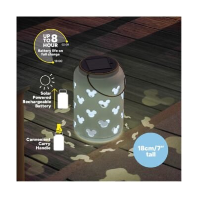 Paladone LunaGlo: Disney Mickey Mouse - Solar Projection Lantern (PP16166DSCVN)