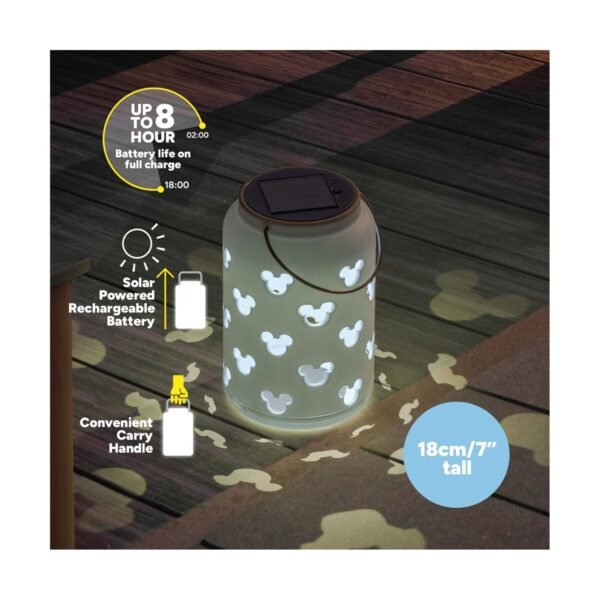 Paladone LunaGlo: Disney Mickey Mouse - Solar Projection Lantern (PP16166DSCVN)