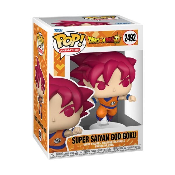 Funko Pop! Animation: Dragon Ball Super - Super Saiyan God Goku #2492 Vinyl Figure