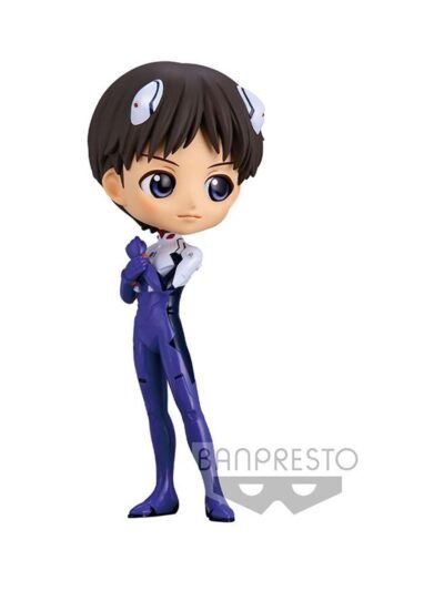 Banpresto Q Posket: Evangelion New Theatrical Edition - Shinji Ikari (Plugsuit Style) (Ver.B) Figure (14cm) (18354)