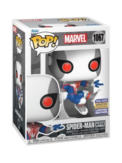 Funko Pop! Marvel Comics - Spider-Man (Bug-Eyes Armor) (Convention Limited Edition) #1067 Bobble-Head Vinyl Figure
