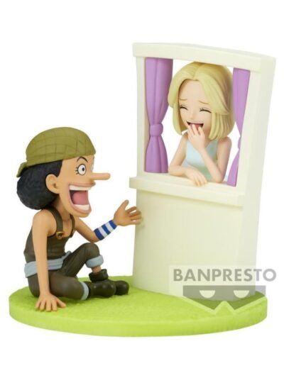091552-0 Banpresto WCF – Log Stories: One Piece - Usopp & Kaya Statue (7cm) (88702)