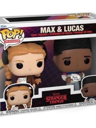 Funko Pop! 2-Pack Television: Stranger Things - Max & Lucas Vinyl Figures