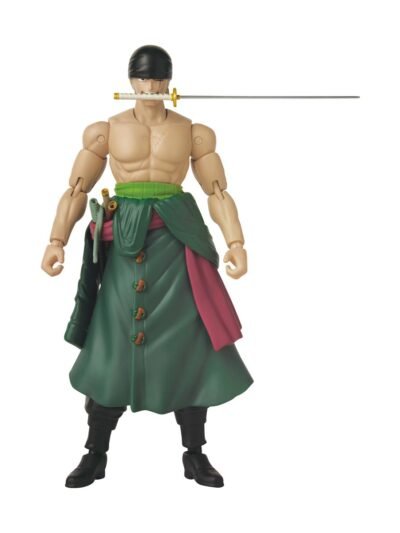 Bandai Anime Heroes: One Piece - Roronoa Zoro Three Swords Style Action Figure (17cm) (37052)