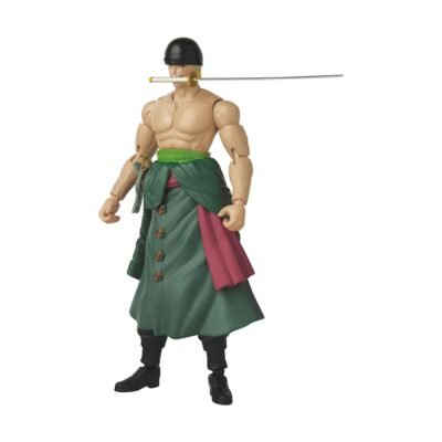 Bandai Anime Heroes: One Piece - Roronoa Zoro Three Swords Style Action Figure (17cm) (37052)