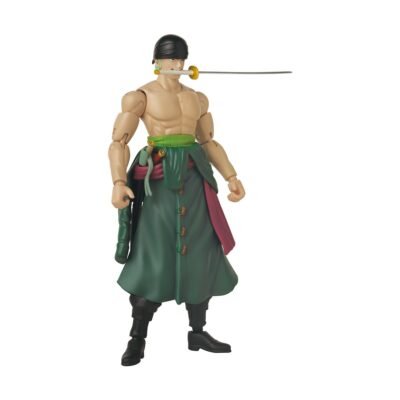 Bandai Anime Heroes: One Piece - Roronoa Zoro Three Swords Style Action Figure (17cm) (37052)