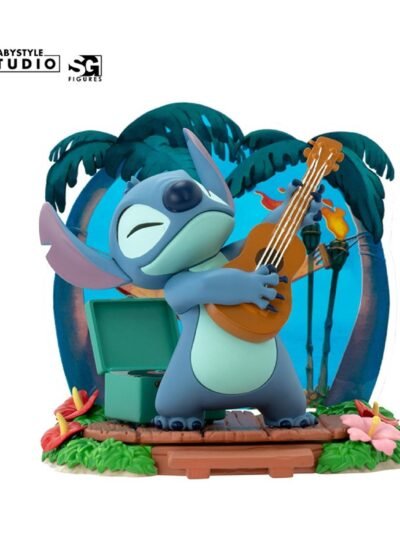 Abysse Disney: Stitch - Guitar Statue (10cm) (ABYFIG138)
