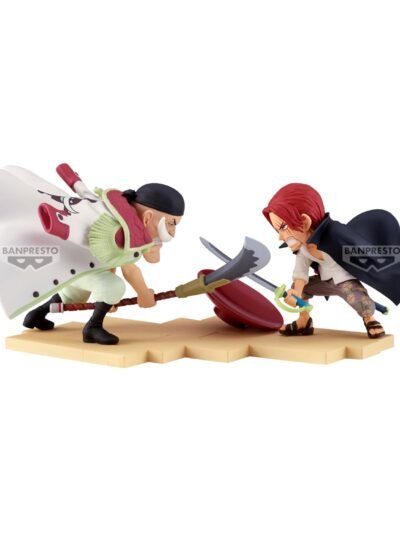104657-0 Banpresto World Collectable Figure Log Stories: One Piece - Edward Newgate Vs Shanks Statue (13cm) (29081)