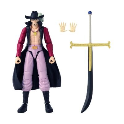 Bandai Anime Heroes: One Piece - Dracule Mihawk Action Figure (17cm) (37053)