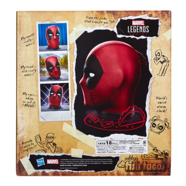 Marvel Legends Deadpool’s Head Premium Interactive Talking Electronic
