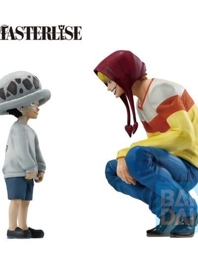 110429-0 Banpresto Ichibansho: One Piece: The Unbreakable Law - Trafalgar.Law & Corazon Statue (11& 13cm) (68957)