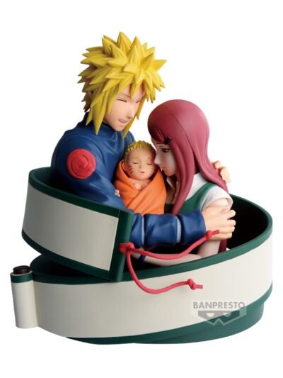 Banpresto: Naruto 72 Series - Minato & Naruto & Kushina Figure (13cm) (71473)