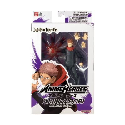 Bandai Anime Heroes: Jujutsu Kaisen - Yuji Itad BLK FL Action Figure (17cm) (36987)
