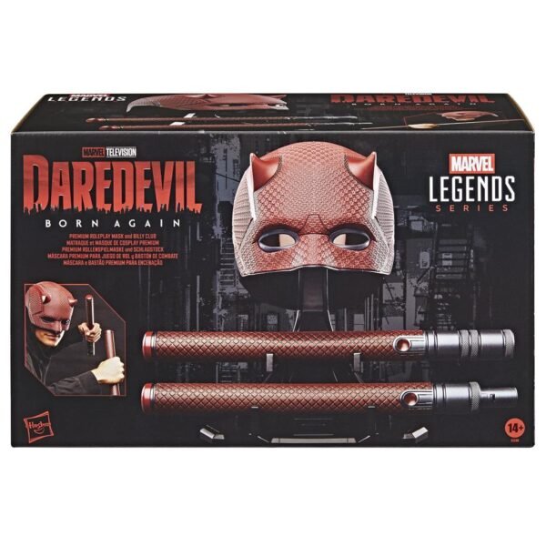 Marvel Legends Series Daredevil: Born Again Premium Roleplay Mask and Billy Club