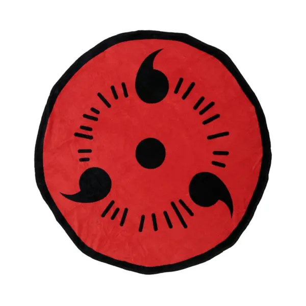 Naruto Shippuden Sharingan 48 Inch Round Fleece Throw Blanket
